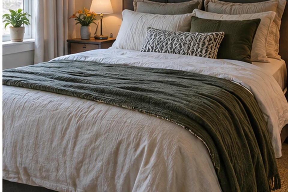 Everyday setting for bedding for different sleep temperatures