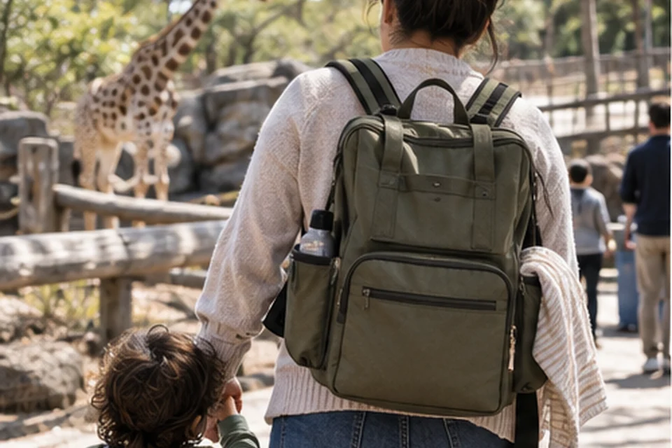 Everyday setting for diaper bags that stay useful after babyhood