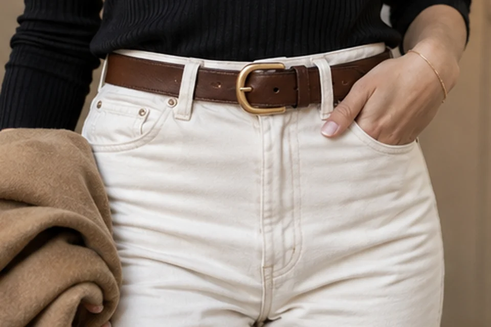 Everyday setting for everyday belts that work across outfits