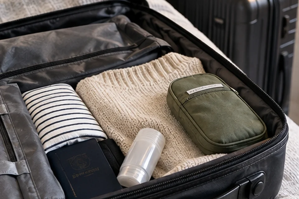 Everyday setting for gifts for travelers who pack light