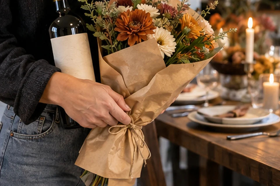 Everyday setting for host gifts for weekend visits