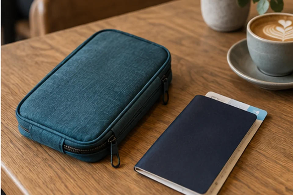Everyday setting for packing cubes for shared suitcases