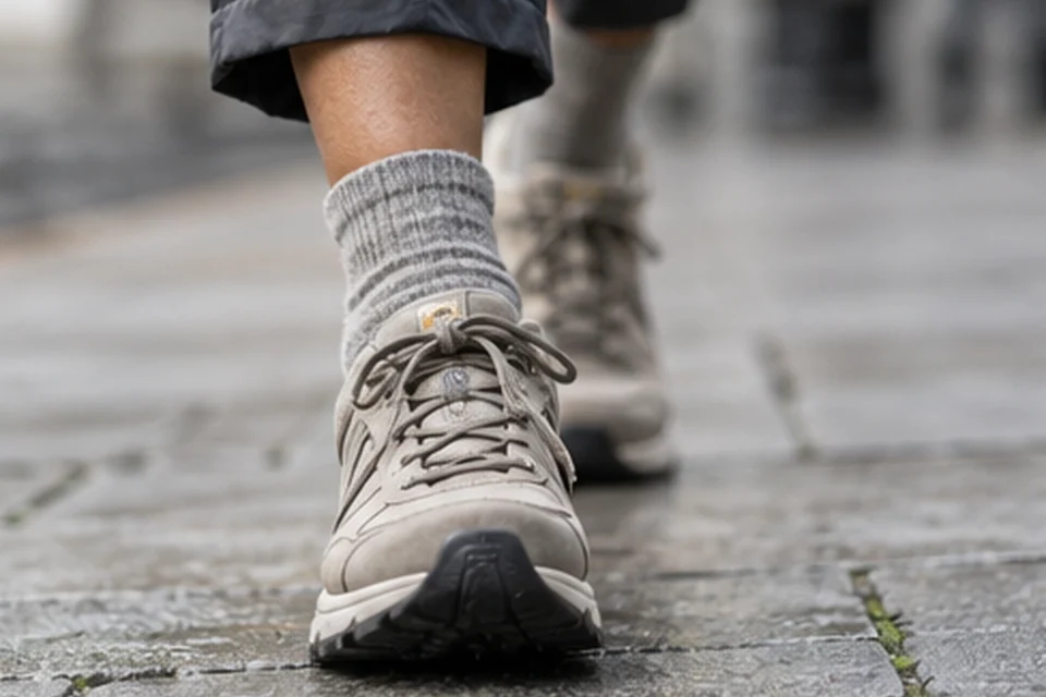 Everyday setting for walking socks for long days on your feet